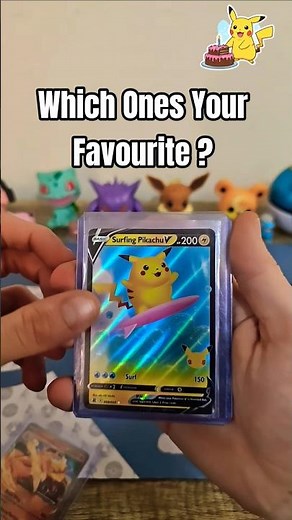 25th Anniversary Birthday Pikachu #pokemoncards #pokemon #pokemontcg #pokemontcg