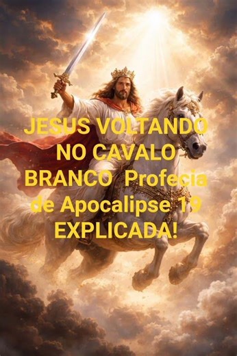 ELE JÁ ESTÁ VINDO! Jesus no Cavalo Branco (Profecia de Apocalipse19