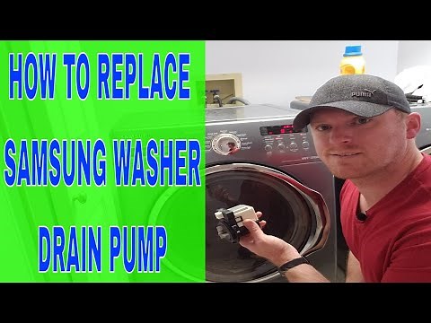 SAMSUNG WASHER NOT DRAINING - STEP BY STEP DRAIN PUMP REPLACEMENT