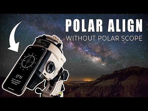 POLAR ALIGN without looking through polar scope MAGNETIC vs TRUE NORTH | Sky-Watcher STAR ADVENTURER