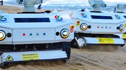 Hightech am Strand: Autonome Roboter räumen Chinas Küste auf