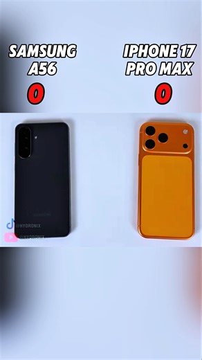 ⚡📱 iPhone 17 Pro Max vs Samsung A56 SPEED TEST! 😱🔥 | Flagship vs Midrange #shorts #viralvideo