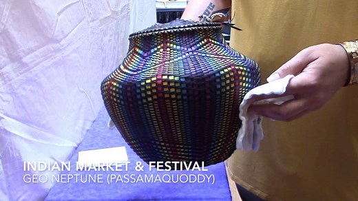 Indian Market & Festival artist Geo Neptune (Passamaquoddy) explains how their art speaks to gender identity. Click on the video to hear their story. #EJIndianMarket | Eiteljorg Museum of American Indians and Western Art