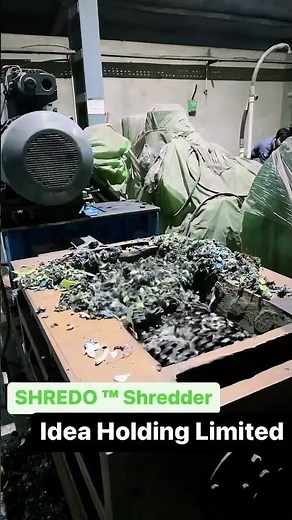 Shredo Shredder - #MSWShredder #IndustrialShredder