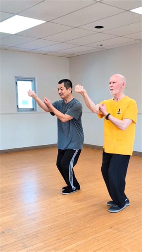 Xingyi Quan Basics: Correction by Master Shao（2）#xingyiquan #xingyi #形意拳 #桩功练习 #shorts