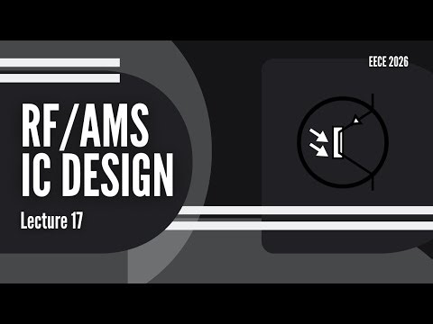 RF/AMS || Mixers Part 1 || Lecture 17