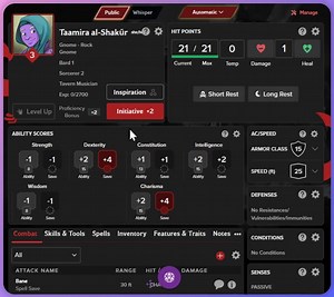 17 reactions | Fully customize how your D&D rolls are displayed! With our 2024 Character Sheet, you can toggle between:  Public and GM rolls  Advantage and disadvantage  Query (asks each roll)  Automatic (applies Conditions and Class Features) Try it out: https://hubs.li/Q02TKQT10 | Roll20 | Facebook