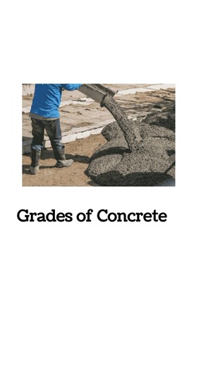 Grades of Concrete #civilengineering #engineering #gradesofconcrete