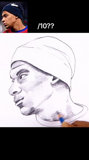 Step-by-Step Guide: Drawing Kylian Mbappe