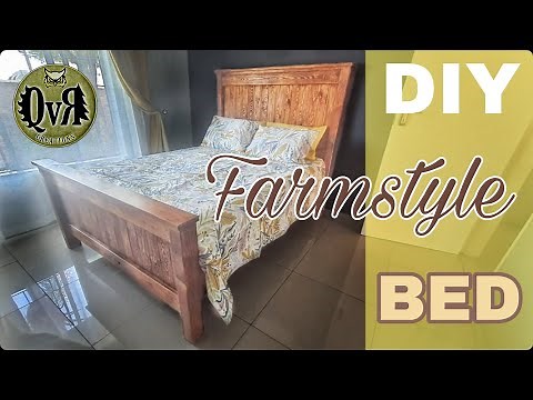 How to build a Farmhouse bed - DIY