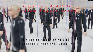 Vellum puppet crowd - Redshift render | SideFX