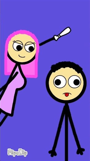 No Le Pegue Al Niño Animado FlipaClip #shorts #animation #animación #funnyshorts