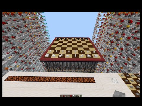 Minecraft Chess Computer with Vanilla Redstone