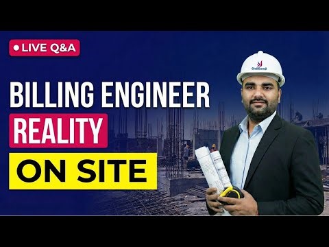 Billing Engineer kya kaam karta hai Construction Site par? | Roles, Skills & Career | Live Q&A