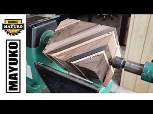 MAKE A WOODEN CUP, woodturning