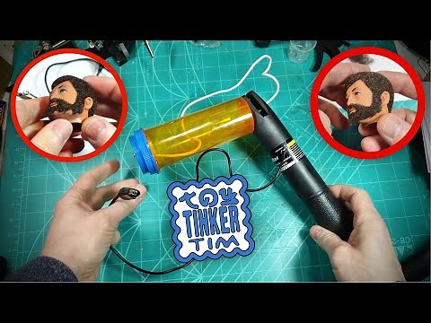 Static Flocking Tool Build- Bug Zapper DIY - GI Joe Fuzz Head Flocking