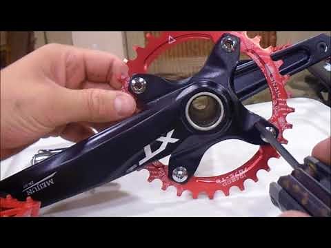 How to install a 1x chain ring