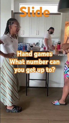Slide Hand Game. Can you make it to 100?!