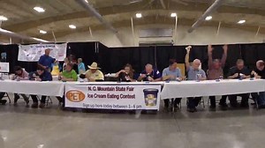 Celebrity ice cream eating contest