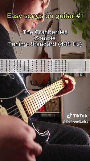 Beginner Guitar Lesson for The Cranberries' Zombie