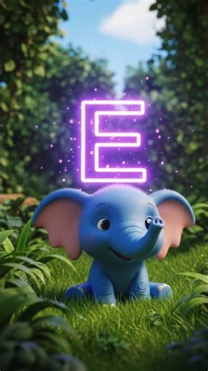 E for elegant | A to Z Alphabet Learning | 3D Cartoon | Fun Kids Learning Video