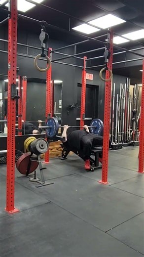315lbs bench press raw.