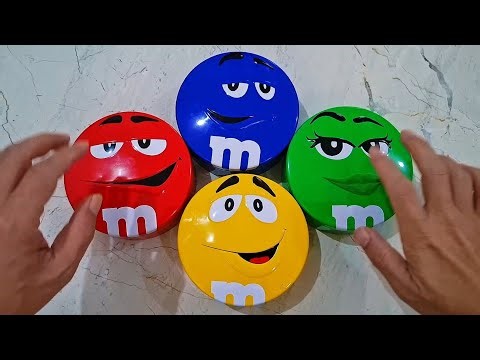 Hunting Jajan | ASMR Tapping & Crinkling on M&M'S Tins for Deep Sleep #huntingjajan #snacks #asmr