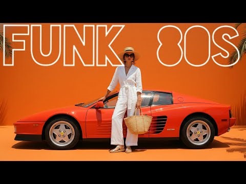 80s Funk Night Drive Neon city Groove Mix .