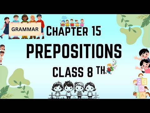 Preposition || Chapter- 15 || Kiddies World
