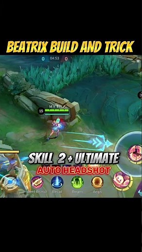 BEATRIX TRICKS AND BUILDS TUTORIAL ✅#mobalegends5v5 #moba5v5pippin #moba5v5english #beatrix