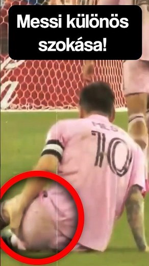 😱 MESSI tényleg 20-szor megy MOSDÓBA meccs előtt?! 😱 #foci #Messi #magyar #labdarúgás #félidő