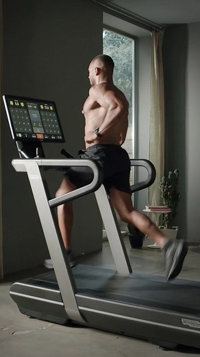 Fun Dance Moves on Technogym Treadmill