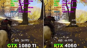 RTX 4060 vs GTX 1080 Ti - Test in 8 games | 1440p