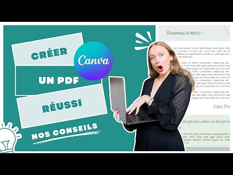 Créer de beaux PDF 📄 avec CANVA 💙