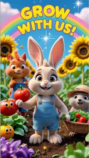 🌱🎶🍅“In My Garden, Things Will Grow! | Gardening Song for Kids | Learn Fruits, Veggies & Flowers”