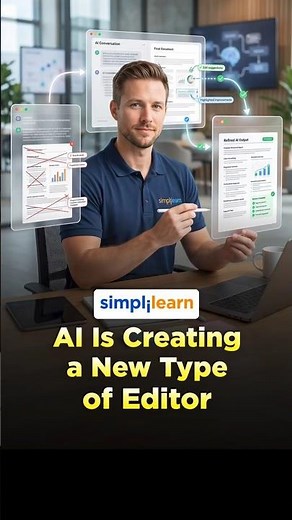 How AI Is Transforming Content Creation? | AI Powered Editors Explained | #Shorts | #Simplilearn