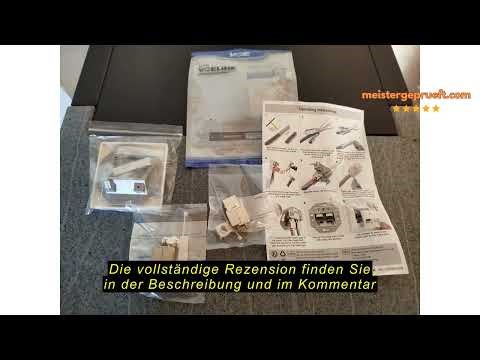 Produktbewertung VCELINK 1x Keystone Netzwerkdose Unterputz CAT7/6A 2Fach, Lan Dose Doppelt Keystone