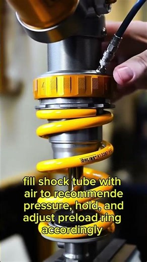 Tune your ohlins shock like a pro 💨 #ohlins #motorcycle #suspension #diy #bikemaintenance
