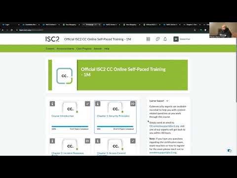ISC2 CC - How to Access Training Module and Register for Exam Voucher HD 1080p
