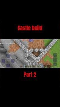 part 2 | castle build #minecraftshorts #minecraft #short