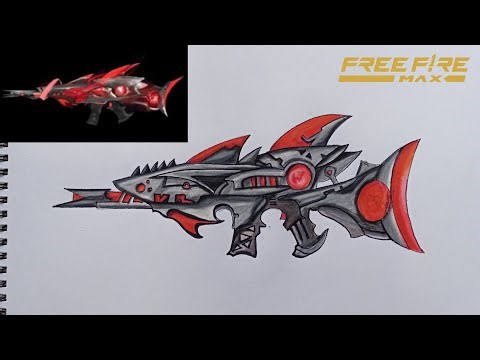 Learn FREE FIRE evo gun DRAWING in 9 minutes 