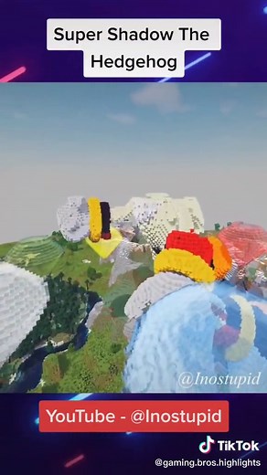 Rate this Sonic-themed Minecraft Build