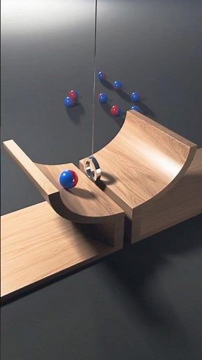 Blender 3D Loop Animation: Perfectly Timed Ball Roll + Pendulum Sync | Physics Motion.