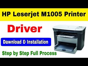 Computer & Leptop Me HP Lesarjet m1005 printer kaise software dawnload & installation kaise kare