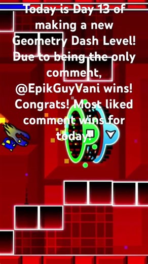 Day 13 of creating a new Geometry Dash Level! #geometrydash