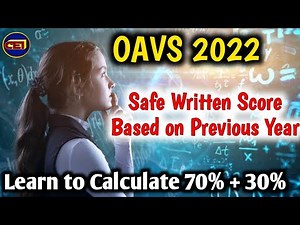 OAVS Written (70%) & Interview (30%) Mark Calculation with Safe Zone Based on All previous year 👍