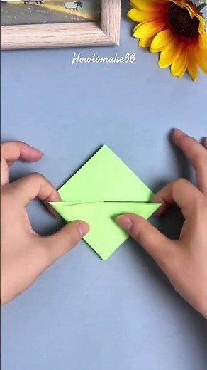 DIY Jumping Paper Frog – Fun and Easy Origami for Kids