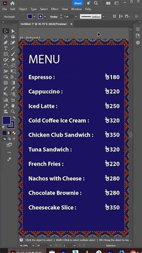 How to Align Text to the Right Using Tabs – Illustrator Tutorial