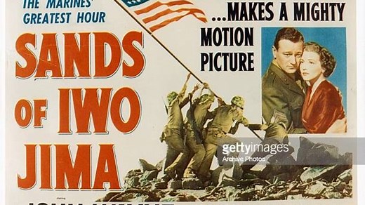 Sands of Iwo Jima 1949 with John Wayne, John Agar, Adele Mara and Forrest Tucker.