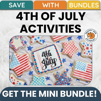 4th of July Activities Independence Day Reading Placemat MINI RESOURCE BUNDLE